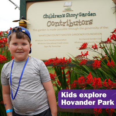 8 Kids explore Hovander Park