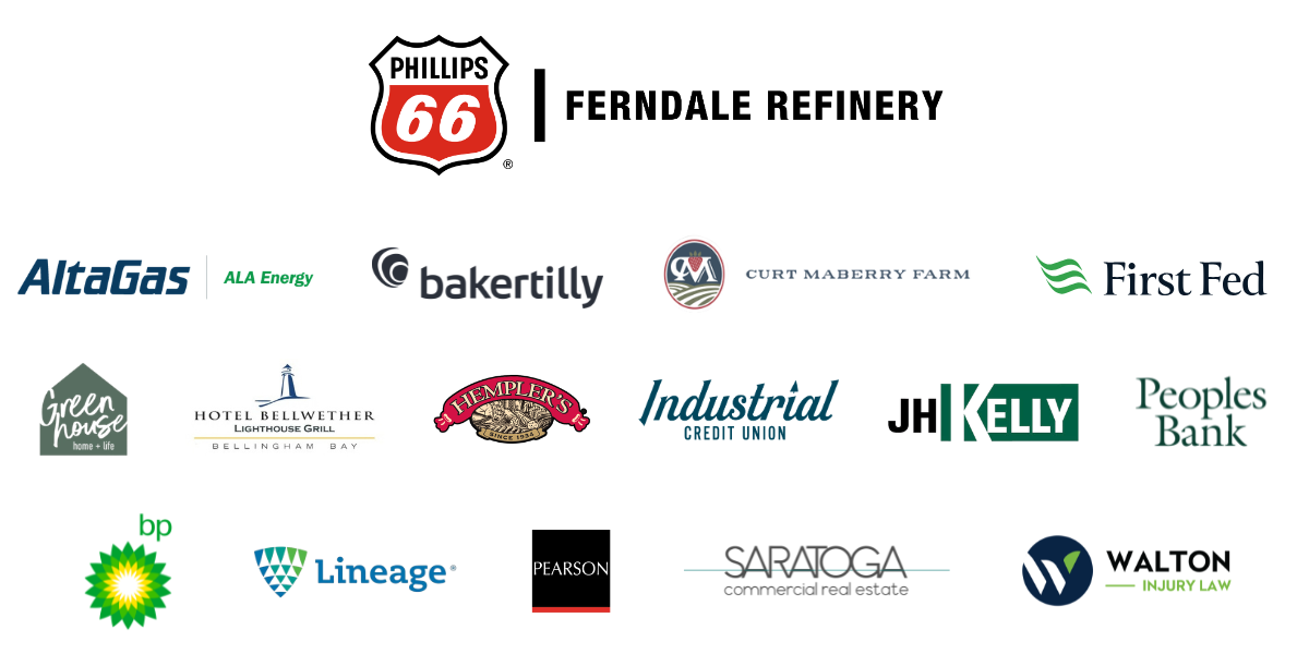 Sponsors Graphic for Event Website ACB 2026 (5) Sponsors for Boys & Girls Clubs of Whatcom County's Fuel the Future Breakfast on Friday November, 6, 2026