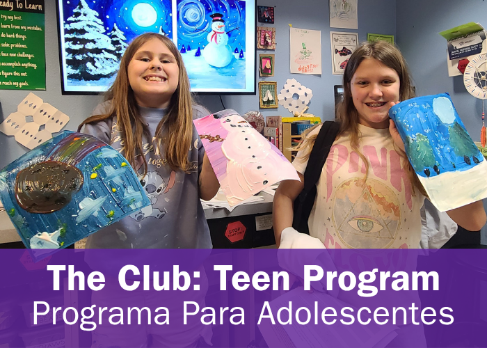 Good Character & Leadership (2) The Club: Teen Program at the Boys & Girls Clubs of Whatcom County